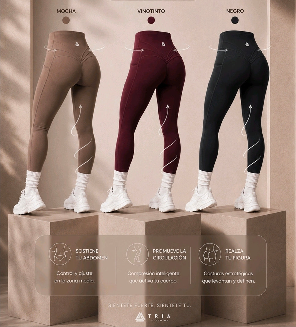 Hight Waist Leggings With Pocket