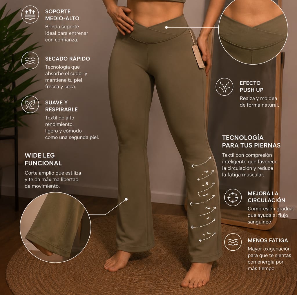 Wide-Leg Yoga Pants