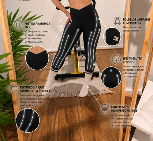 Hight Waist Leggings With Pocket